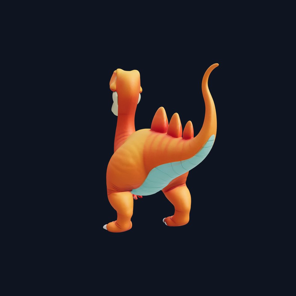 Cartoon Dinosaur Model Pack for Animation and Games